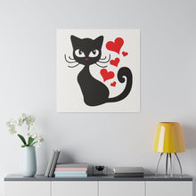 Load image into Gallery viewer, Love Cats | Square Matte Canvas