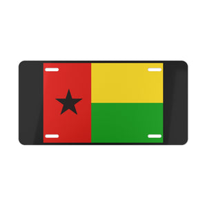 Guinea-Bissau Flag Vanity Plate