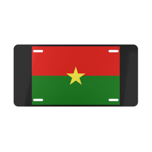 Burkina Faso Flag Vanity Plate