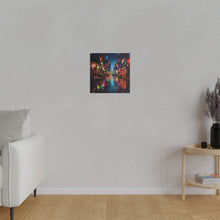 Load image into Gallery viewer, Colorful City Street | Wall Art | Matte Canvas