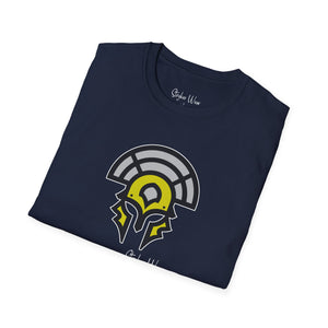 Warrior Helmet Yellow | Unisex Softstyle T-Shirt