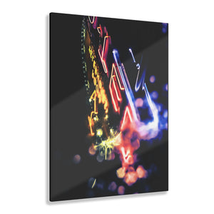 City Neon Lights Acrylic Prints