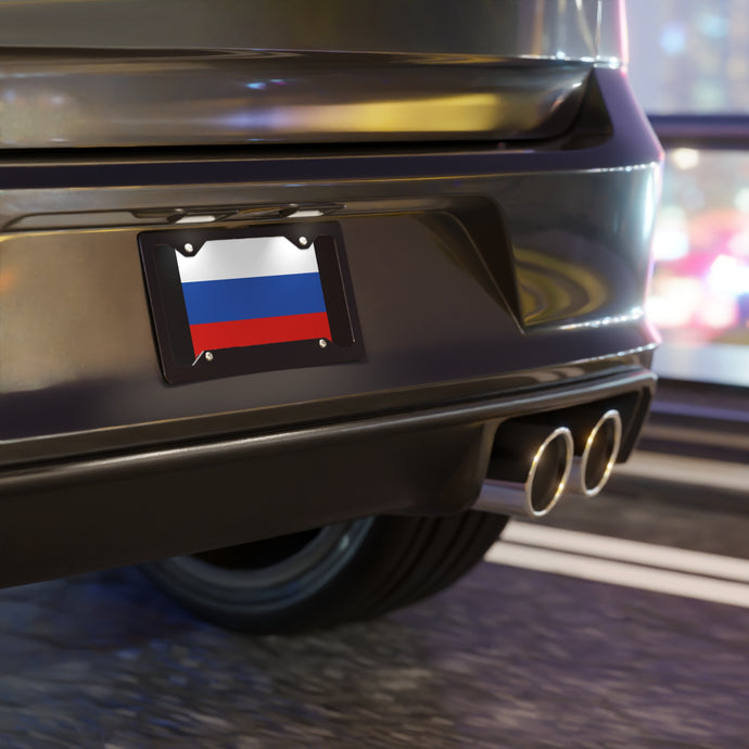 Russia Flag Vanity Plate