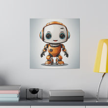 Load image into Gallery viewer, Baby Robot Wall Art | Square Matte Canvas