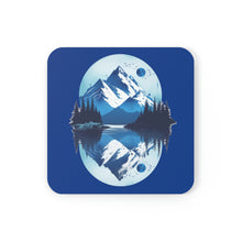 Load image into Gallery viewer, Reflecting Blue Mountains Corkwood Coaster Set