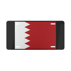 Bahrain Flag Vanity Plate