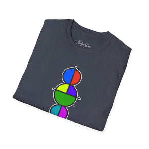 Minimalist Circle Art | Unisex Softstyle T-Shirt