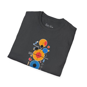 Colorful Circle Art | Unisex Softstyle T-Shirt