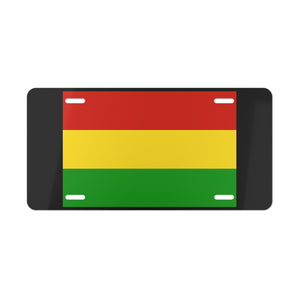 Bolivia Flag Vanity Plate