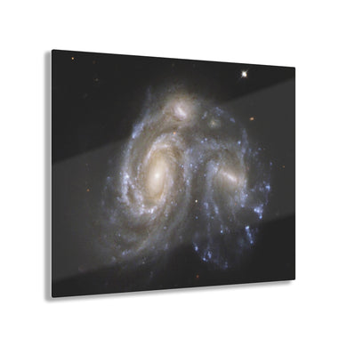 Collision Between Two Spiral Galaxies Acrylic Prints