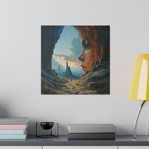 Fantasy Realm Wall Art | Square Matte Canvas