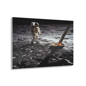 Astronaut Edwin "Buzz" Aldrin Walks on the Lunar Surface Acrylic Prints