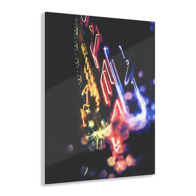 City Neon Lights Acrylic Prints