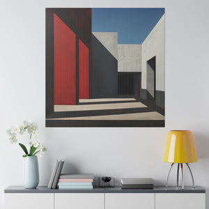 Modern Count Wall Art | Square Matte Canvas