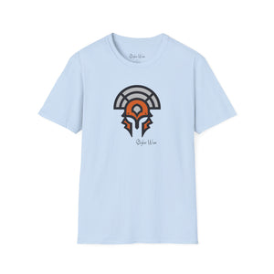 Warrior Helmet Orange | Unisex Softstyle T-Shirt