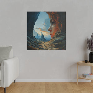 Fantasy Realm Wall Art | Square Matte Canvas