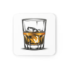 Load image into Gallery viewer, Whiskey on the Rocks Corkwood Coaster Set
