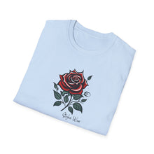 Load image into Gallery viewer, Vintage Tattoo Rose | Unisex Softstyle T-Shirt