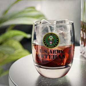 U.S. Army Veteran Whiskey Glass