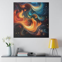 Load image into Gallery viewer, Cosmic Swirls Wall Art | Square Matte Canvas