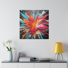 Load image into Gallery viewer, Splashed Paint Pop Wall Art | Square Matte Canvas