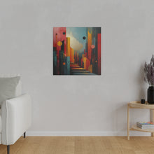 Load image into Gallery viewer, Abstract Stairs Wall Art | Square Matte Canvas