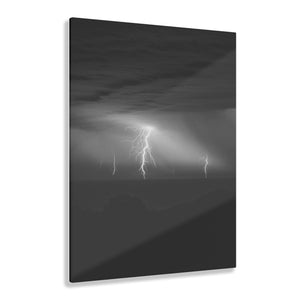 Ocean Thunderstorm Black & White Acrylic Prints