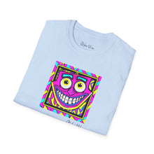 Load image into Gallery viewer, Neon Funky Face Pop Art | Unisex Softstyle T-Shirt