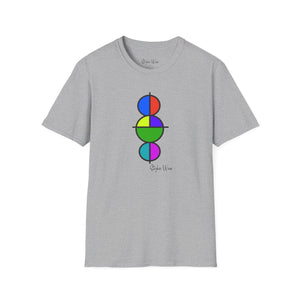 Minimalist Circle Art | Unisex Softstyle T-Shirt