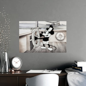 Steamboat Willie |  Horizontal Matte Posters