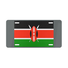 Load image into Gallery viewer, Kenya Flag Vanity Plate