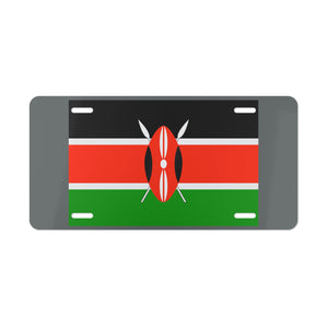 Kenya Flag Vanity Plate