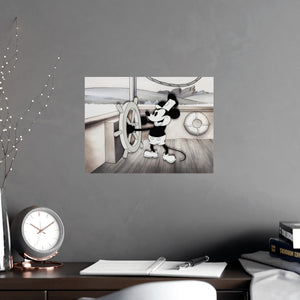 Steamboat Willie |  Horizontal Matte Posters