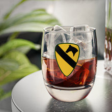Load image into Gallery viewer, U.S. Army 1st Cavalry Division Patch Whiskey Glass
