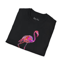 Load image into Gallery viewer, Neon Flamingo Pop Art | Unisex Softstyle T-Shirt