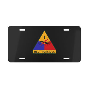 1st Armored Division Patch Vanity Plate