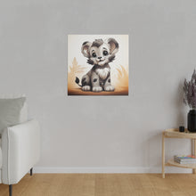 Load image into Gallery viewer, Happy Lion Cub | Matte Canvas