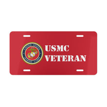 Load image into Gallery viewer, U.S. Marines Veteran Vanity Plate