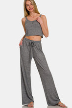 Load image into Gallery viewer, Zenana Drawstring Wide Leg Pants with Side Pockets