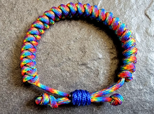 Load image into Gallery viewer, The Rainbow Vibes | Paracord Bracelet